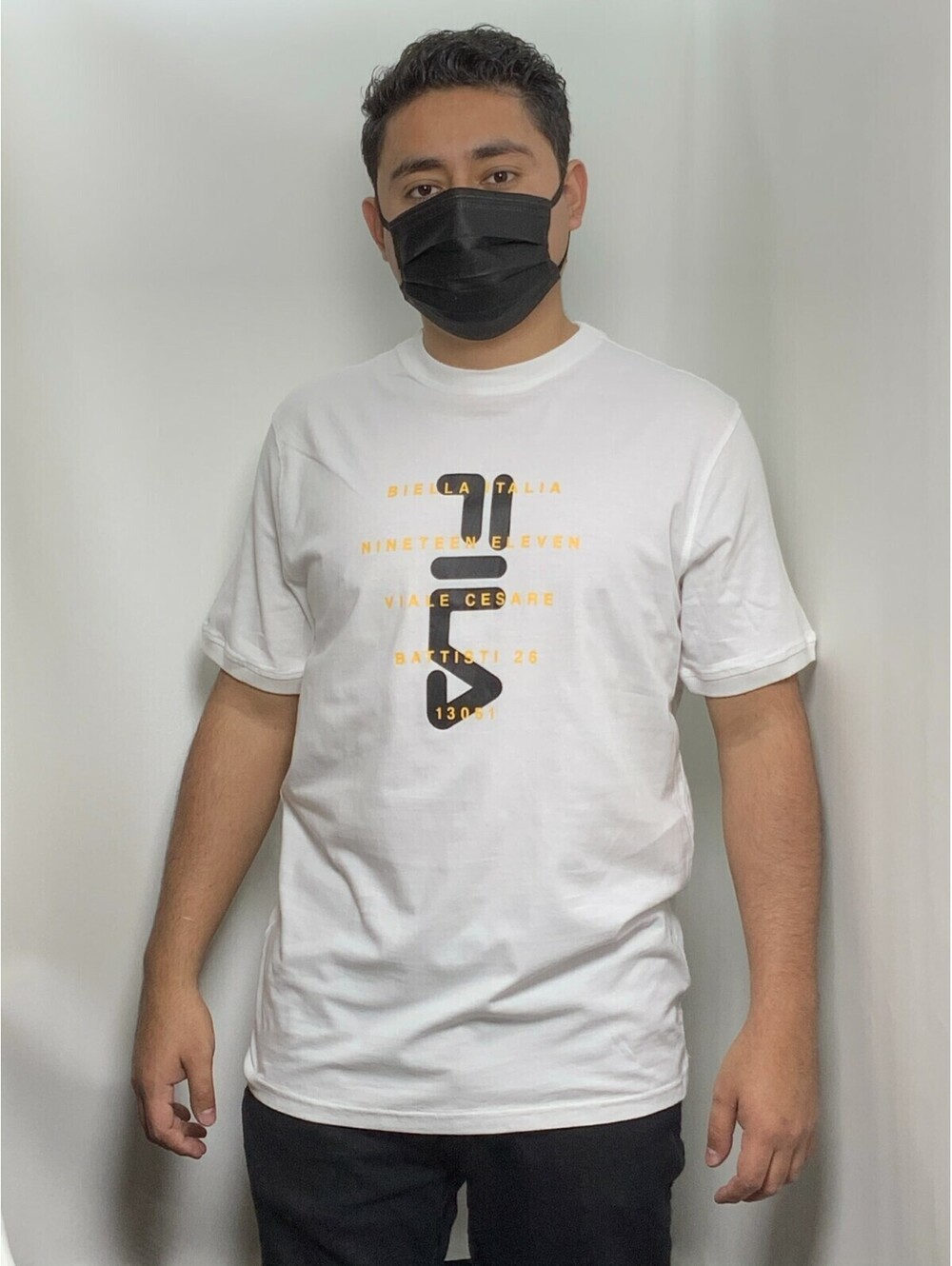Men's Fila White Short Sleeve Tee Shirt